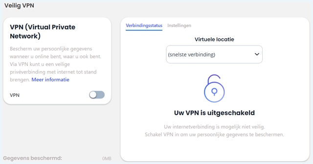 McAfee Veilig VPN