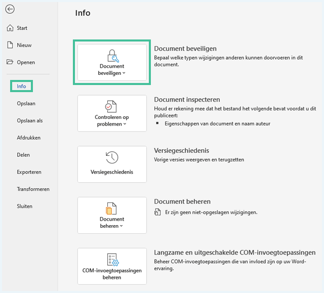 Microsoft office waarbij