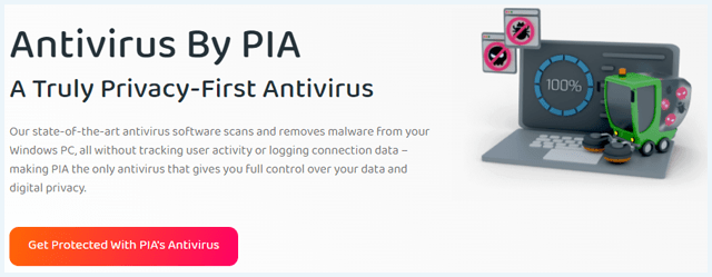 PIA's antivirus pagina