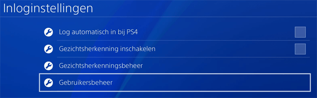 PS4 scherm
