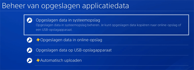 PS4 scherm