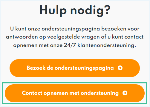 PrivadoVPN hulp-pagina waarbij 