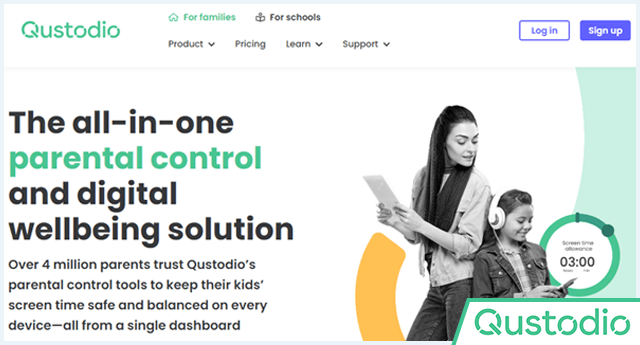 Qustudio Website