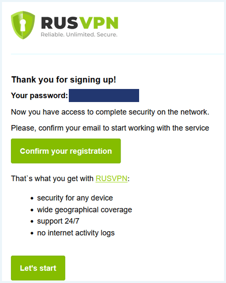 RUSVPN email