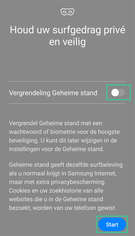 Samsung scherm