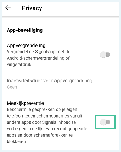 Signal scherm 