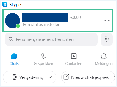 Skype profiel