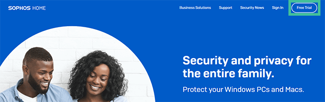 Sophos Home Antivirus Website Free Trial