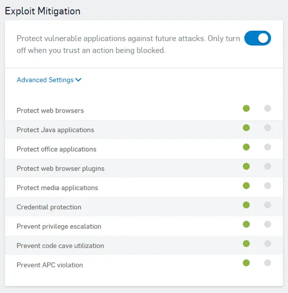 Sophos Home Antivirus Mitigation Exploit Web Options