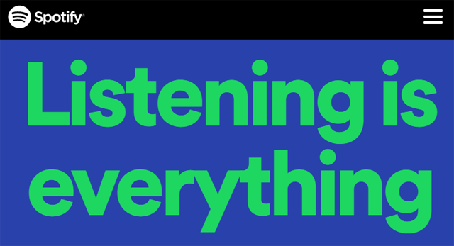 Spotify Website