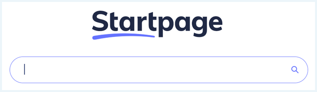 Startpage zoekmachine