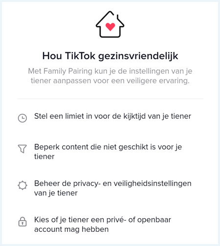 TikTok informatie aangaande