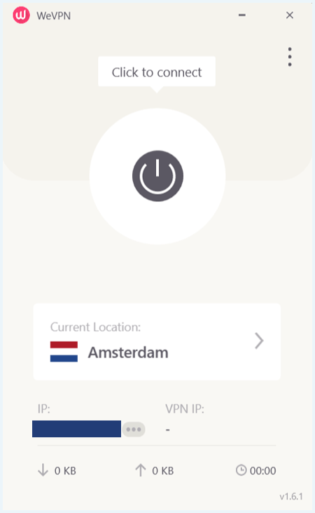 WeVPN software