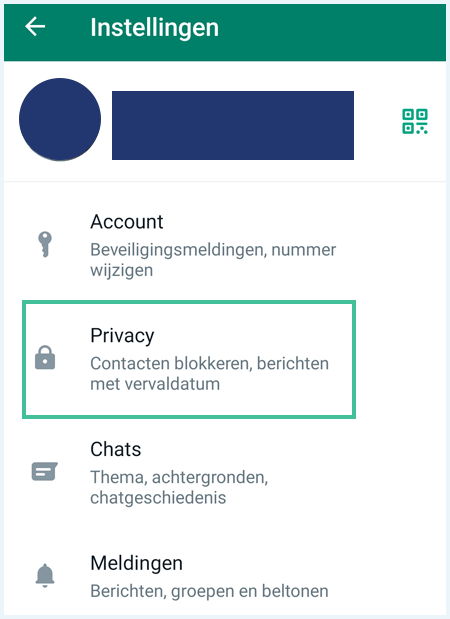 Het scherm