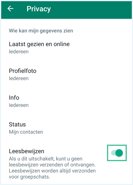 Het scherm