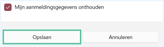 Windows 11 scherm waarbij 