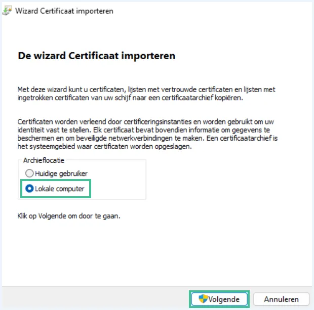 Het scherm 