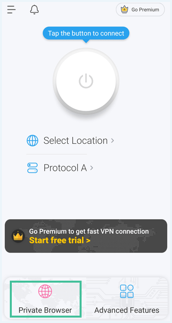 X-VPN client software waarbij