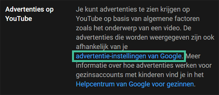 Screenshot van het kopje 