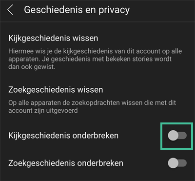Screenshot van 