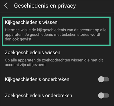 Screenshot van 