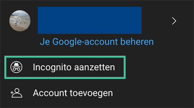 Screenshot van een YouTube profiel waarbij 