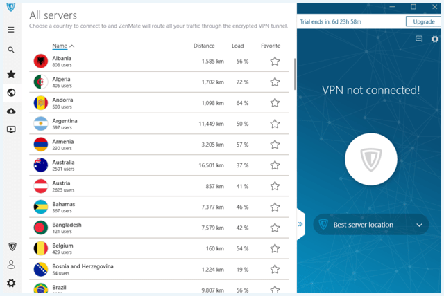 De app van ZenMate VPN