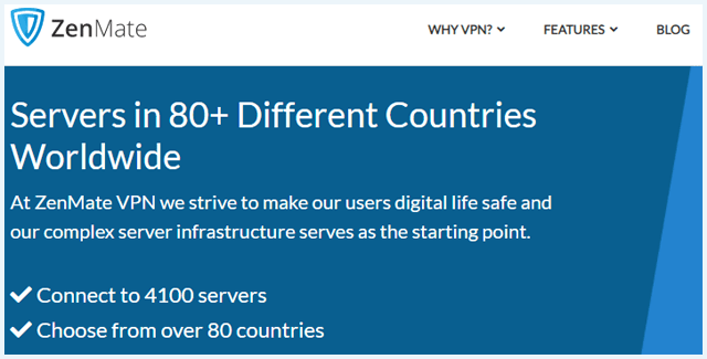 ZenMate Serveraantallen