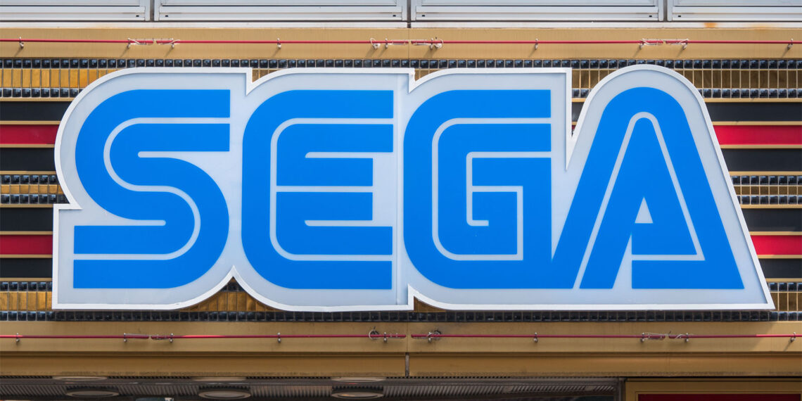Logo van SEGA op gebouw