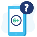 Smartphone met daarop 