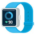 Smartwatch met hartslagmeter