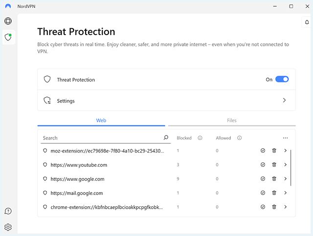 Screenshot Threat Protection blocked