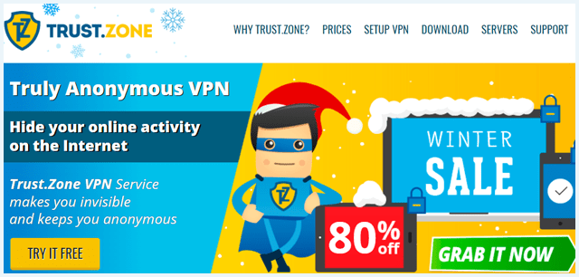 Trust.Zone Website Homepage