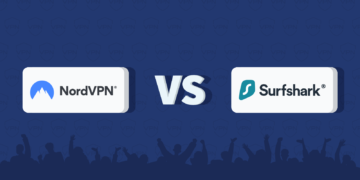 Vergelijking NordVPN vs Surfshark Uitgelichte Afbeelding