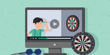 Wereldwijd Online Darten Kijken Uitgelichte Afbeelding